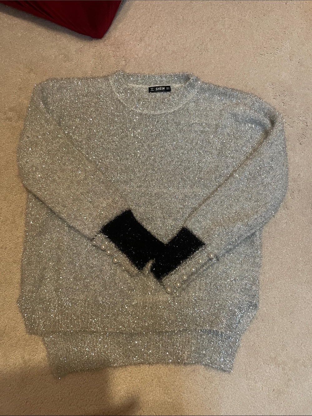 SHEIN glitter sweater